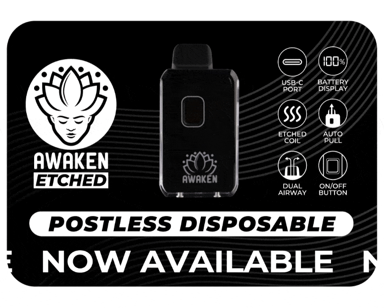 Awaken® Etched Disposable Vape 1ml - Paradise Skunk (Sativa)