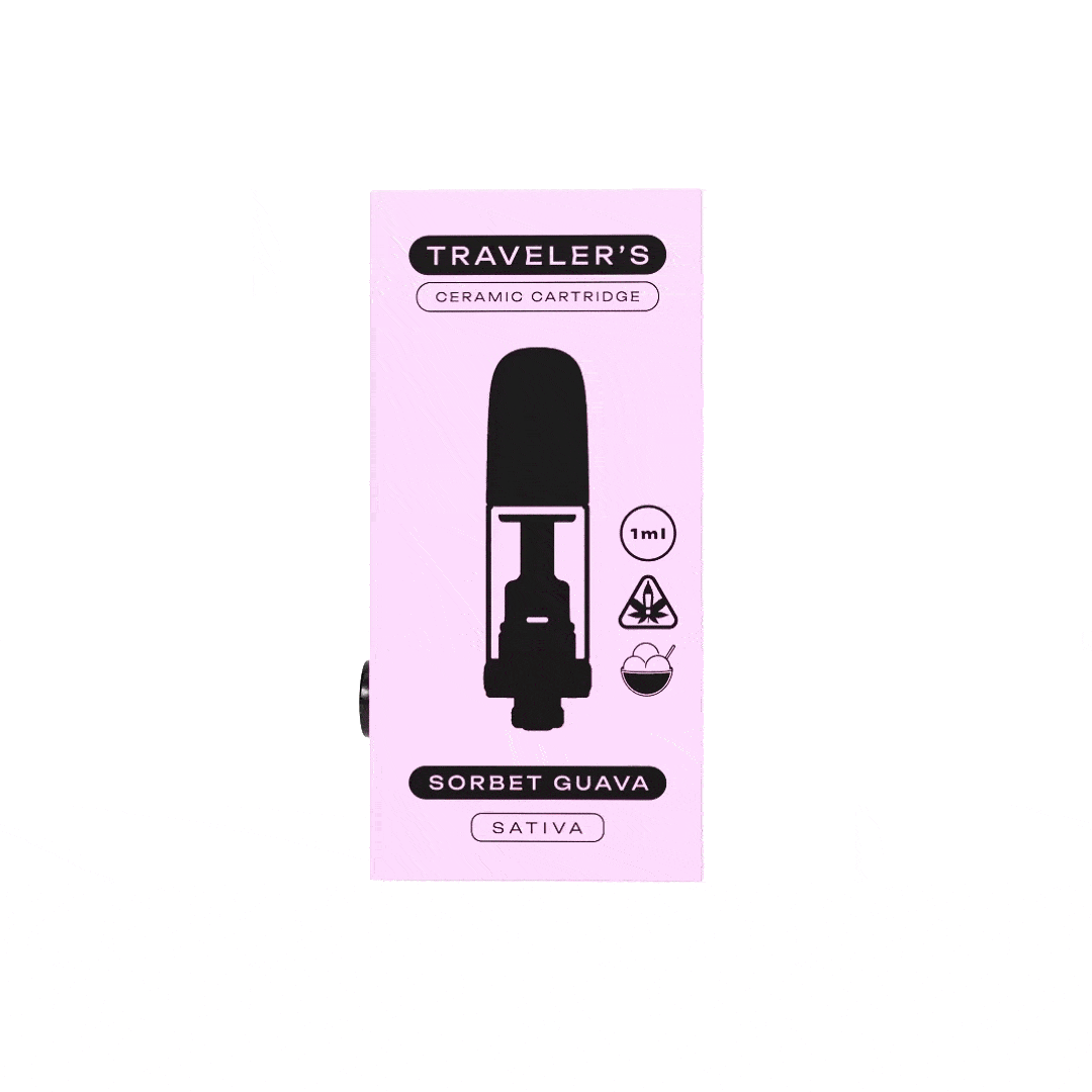 Traveler’s® Ceramic Vape Cartridges 1ml - Apple Sauce (Hybrid)