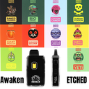 Awaken® Etched Disposable Vape 1ml - Watermelon Yeti (Hybrid)