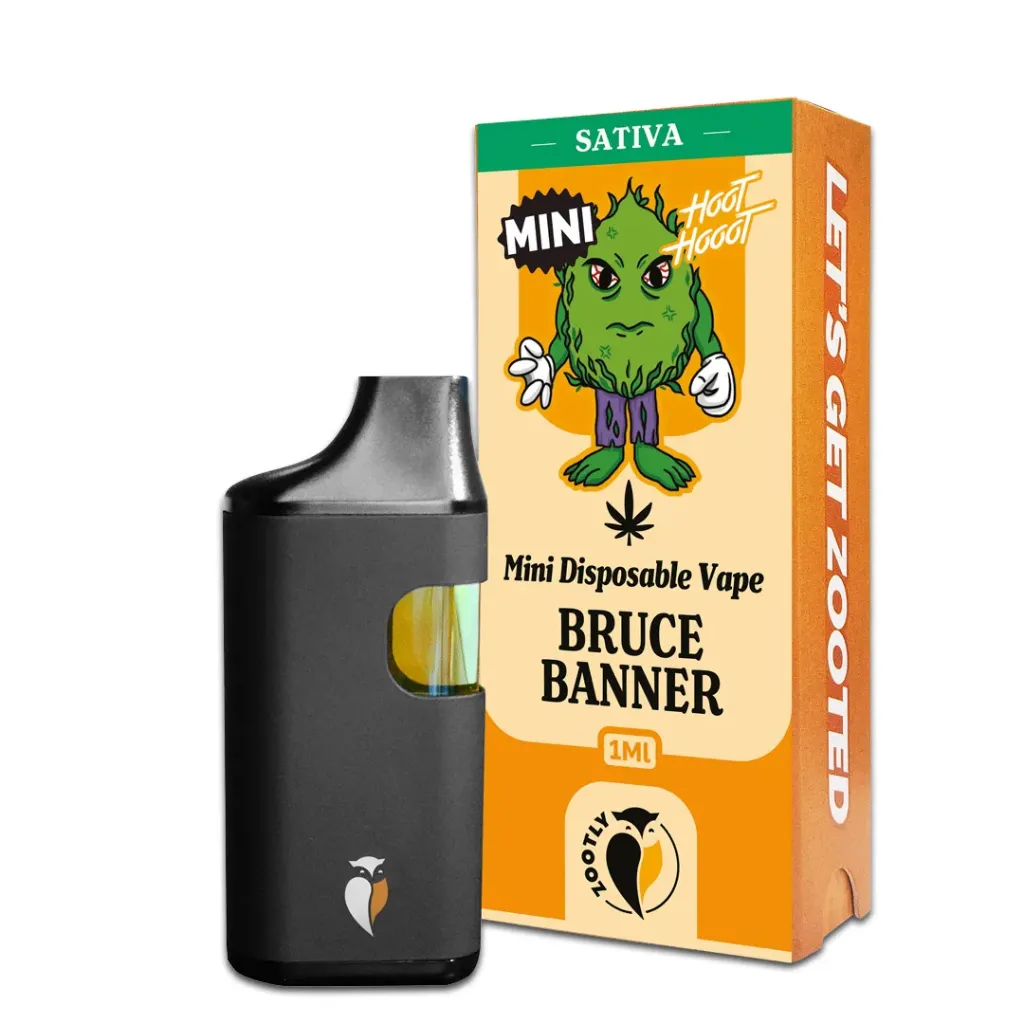 Mini Disposable Vape 1ml - Bruce Banner (Sativa)