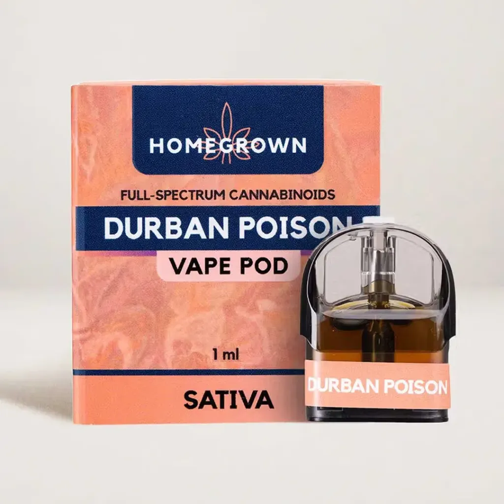 THC Vape Pod 1ml - Durban Poison (Sativa)